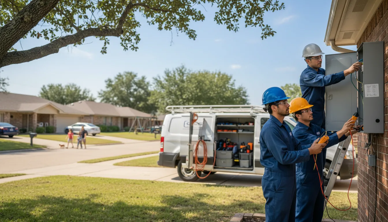 Certified electrician providing emergency electrical services in Hunt Valley, MD
